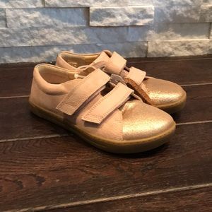 NWT BIRKENSTOCK ARRANN METALLIC ROSE SUEDE SNEAKER